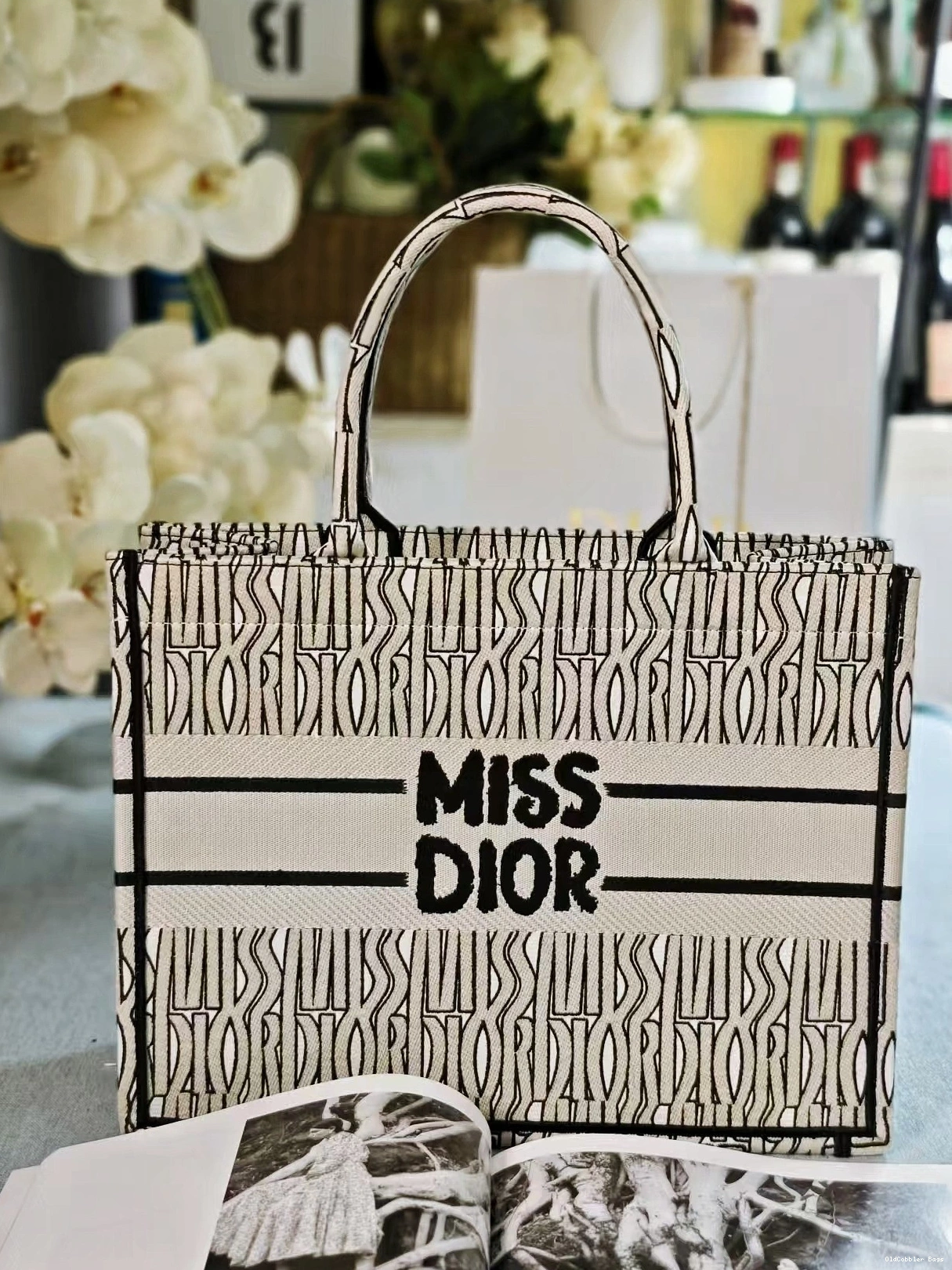 OldCobbler Bags BOOK MEDIUM DIRO TOTE-36.5X27.5X16.5CM 0717